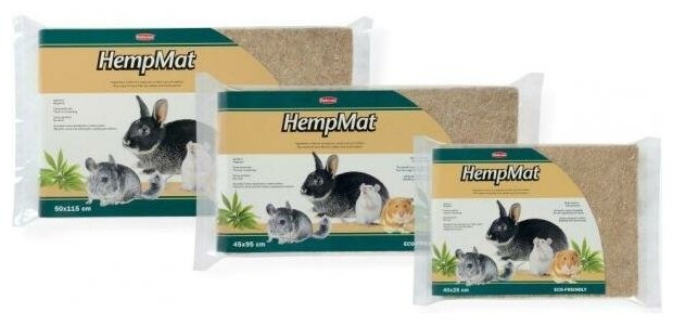 Коврик Padovan HEMP MAT из пенькового волокна для мелких домашних животных, кроликов, грызунов малый (40Х25см) - фотография № 6