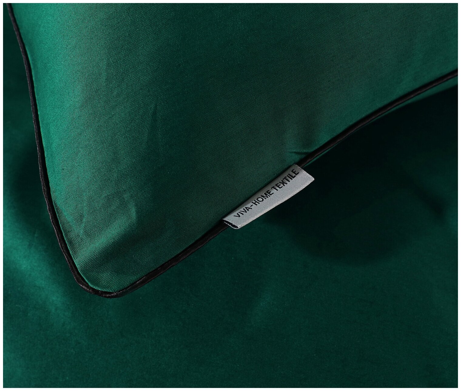 Комплект постельного белья Однотонный Сатин Элитный OCE018 размер евростандарт наволочка 50 х 70; 70 х 70 - фотография № 5