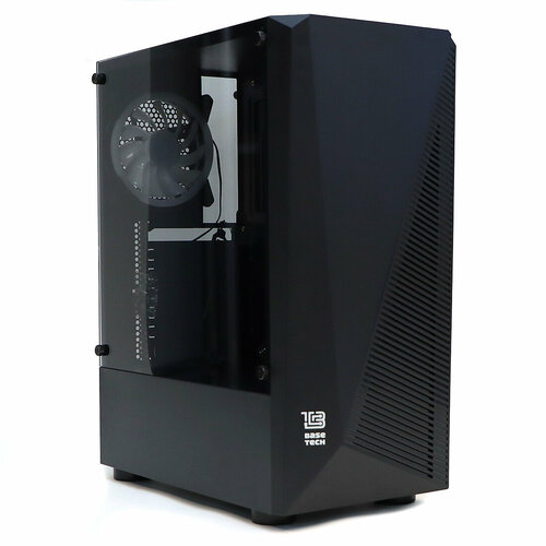 Корпус BaseTech eXtreme GFX-01 ATX, Midi-Tower, без БП черный (BT-GFX-01-RGB)