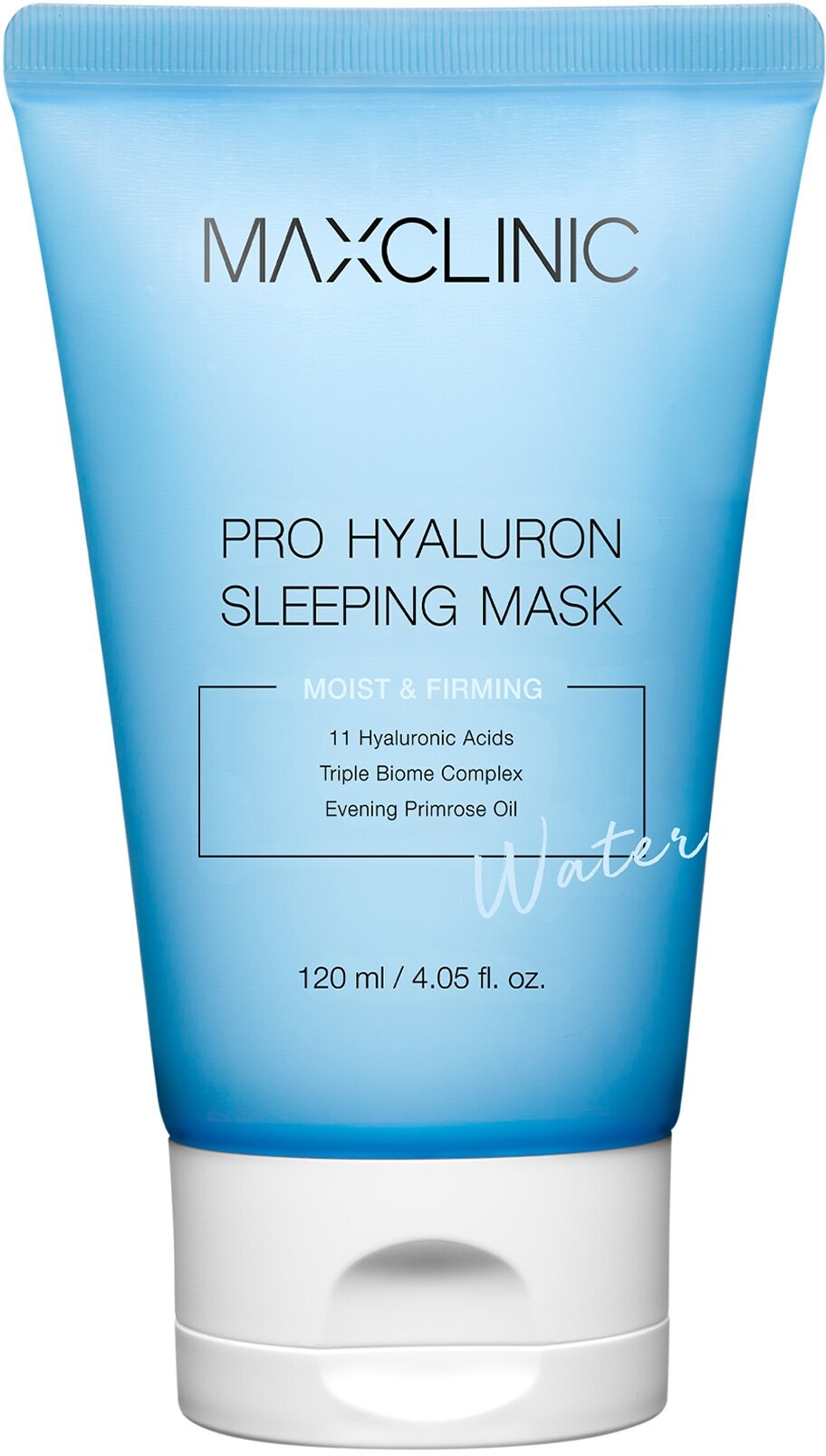 MAXCLINIC Pro Hyaluron Sleeping Mask Маска ночная с 11 видами гиалуроновой кислоты укрепляющая,120 мл