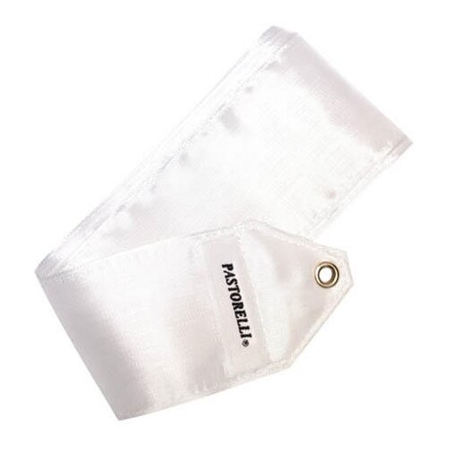 Лента для художественной гимнастики PASTORELLI одноцветная 5 см белый 33 г