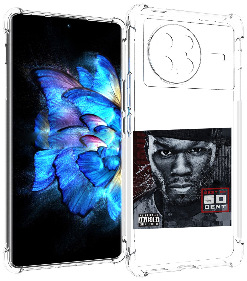 Чехол MyPads 50 Cent - Best Of для Vivo X Note 5G задняя-панель-накладка-бампер