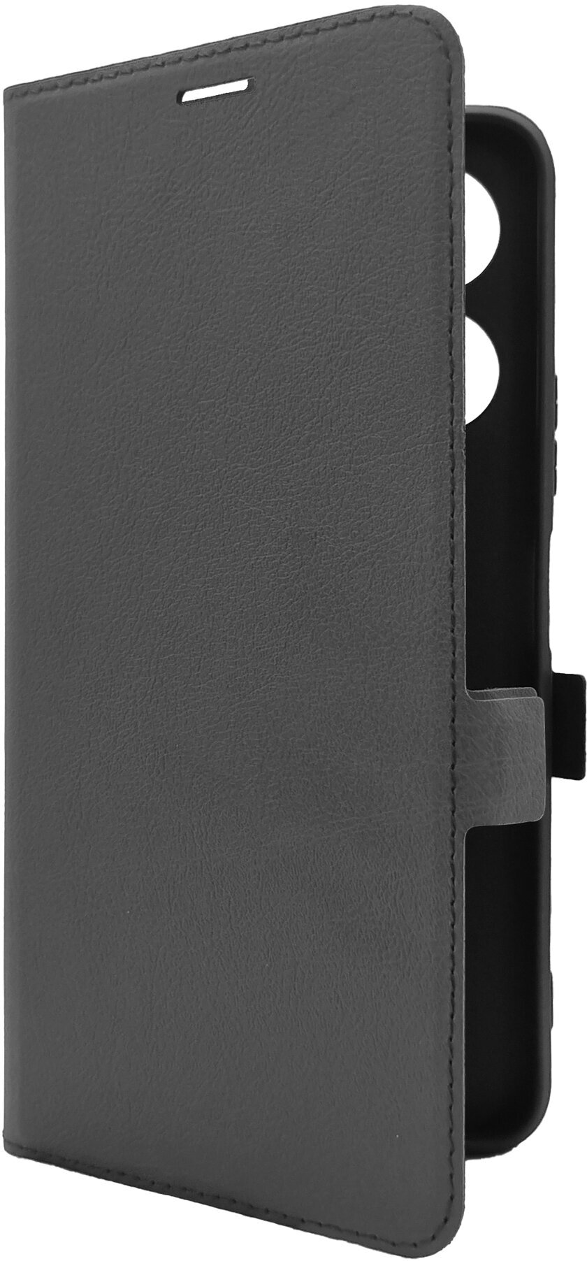 Чехол на Infinix Note 30i (Инфиникс Нот 30ай) черный книжка эко-кожа с функцией подставки отделением для карт и магнитами Book case, Miuko