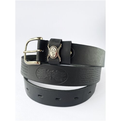 фото Кожаный ремень с молитвой о защите ursty