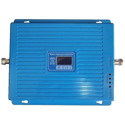 Трехдиапазонный усилитель сигнала DCS/3G/4G Repeater (1800/2100/2600 мГц) с монитором - комплект