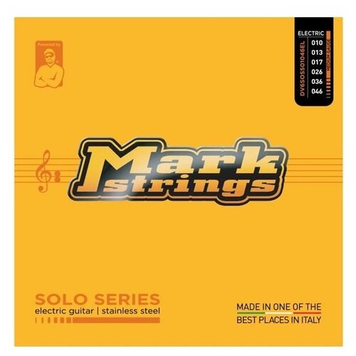 markbass solo series dv6soss09046el струны для электрогитары 9 46 сталь Markbass Solo Series DV6SOSS01046EL струны для электрогитары, 10-46, сталь