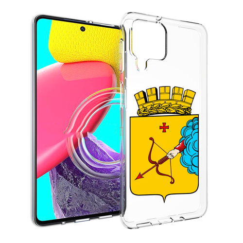 Чехол MyPads герб-кировская-область для Samsung Galaxy M53 (SM-M536) задняя-панель-накладка-бампер