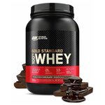 Optimum Nutrition 100% Whey Gold Standard 908 г (Двойной насыщенный шоколад) - изображение