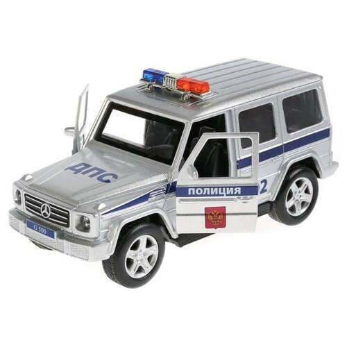 Машина металлическая ТероПром 4502047 инерционная Mercedes-Benxz G-class «Полиция» 12 см, световые и звуковые эффекты
