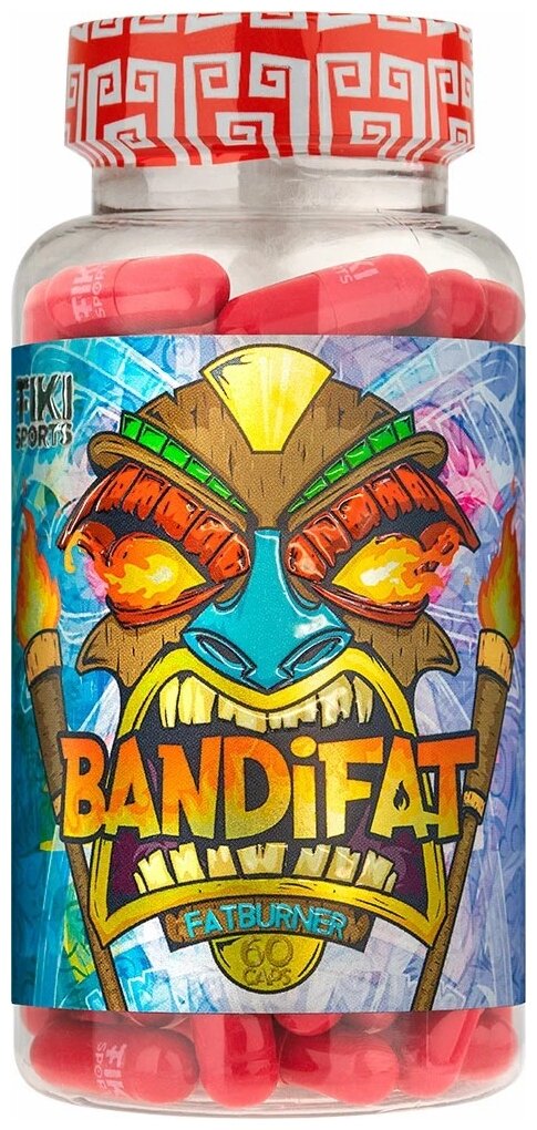 Tiki Sports жиросжигатель Bandifat, 60 шт., нейтральный