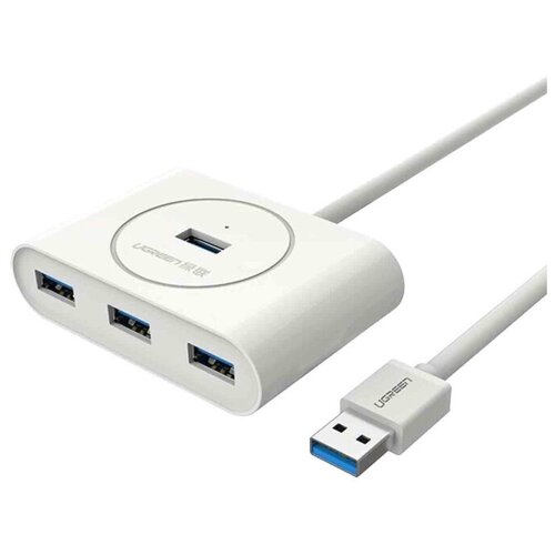 USB-Хаб UGREEN CR113 (20283) USB 3.0 - 4xUSB 3.0 Hub (1 метр) белый