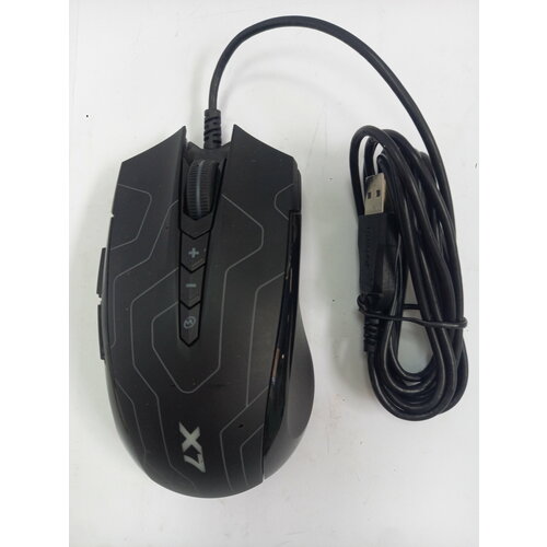 Мышь A4Tech X89 черный USB подсветка игровая