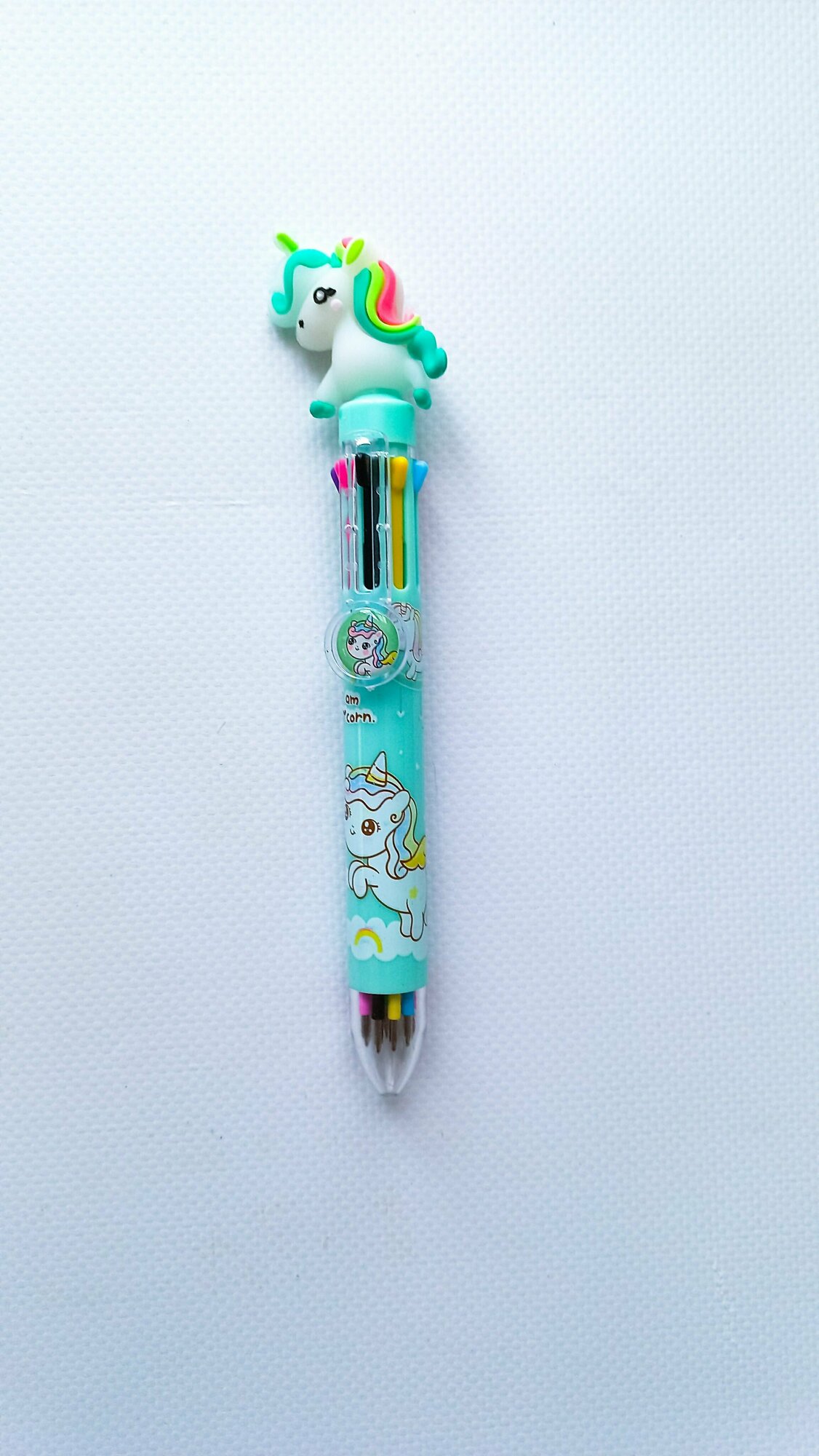 Разноцветная ручка с Единорогом 8 цветов в 1