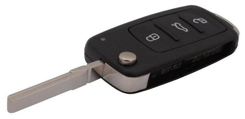 Корпус ключа зажигания Фольксваген Volkswagen Polo Volkswagen Golf лезвие HU66 3 кнопки лампа индикации сверху