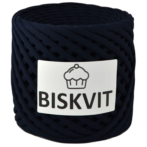 Нить вязальная Biskvit Biskvit, 100 % хлопок, 300 г, 100 м, 1 шт., 454 сапфир 100 м трикотажная пряжа для вязания вино