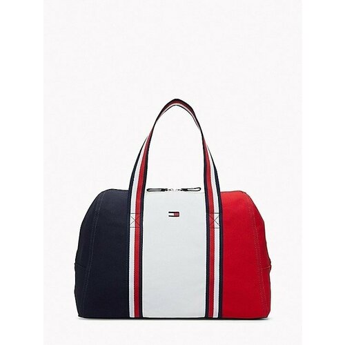 фото Сумка спортивная tommy hilfiger, 19.5х33.5х39 см, ручная кладь, мультиколор