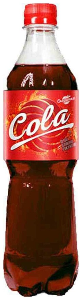 Безалкогольный напиток "Сладинка Кола+" со вкусом Cola 0,5 л. ПЭТ - фотография № 2