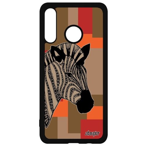 фото Противоударный чехол на телефон // huawei p30 lite // "зебра" полосатая zebra, utaupia, цветной