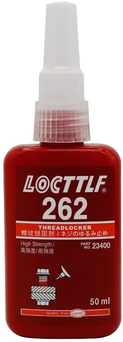 Фиксатор резьбы средне-высокой прочности LOCTTLF 262 (полный аналог LOCTITE 262), 50 мл