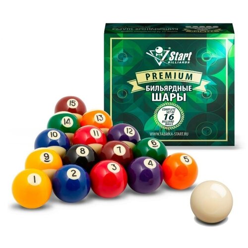 Шары для бильярда Start Billiards Premium 57,2 мм