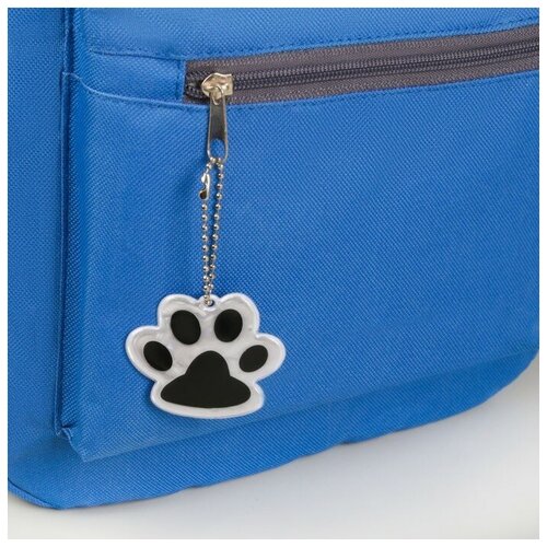 Арт Узор Светоотражающий элемент «Лапка», 5,5 × 4,8 см, цвет белый