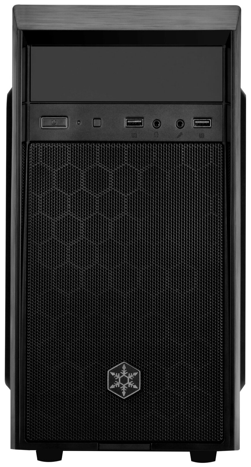 Корпус mATX SilverStone черный, без БП, 2*USB 3.0, audio - фото №5