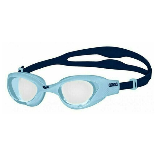 Очки для плавания детские ARENA The One Jr, арт. 001432177, прозрачные линзы, нерегулируемая переносица, голубо-синяя оправа