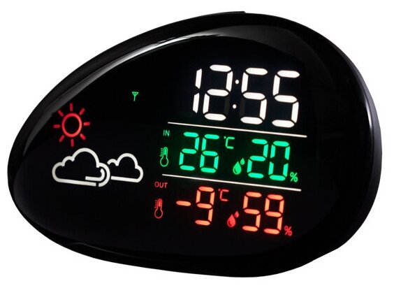 Метеостанция Wi-Fi с цветным дисплеем HALSA HLS-E-102