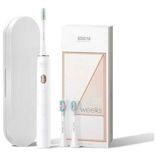 Электрическая зубная щетка Soocas Sonic X3U White футляр 439000₽