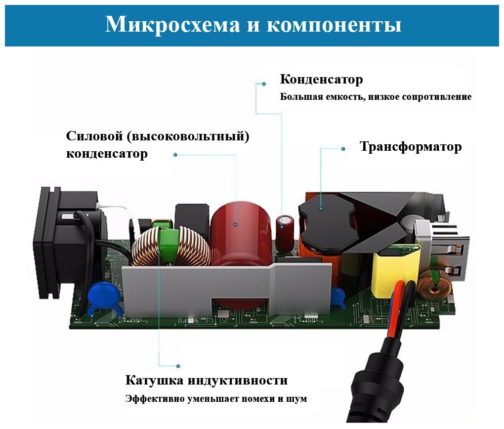 Блок питания для телевизора LG 19V, 3.42A, 65W (штекер 6.5х4.4), DA-48G19, ADS-45FSN-19, PSAB-L206A, LCAP45, LCAP40