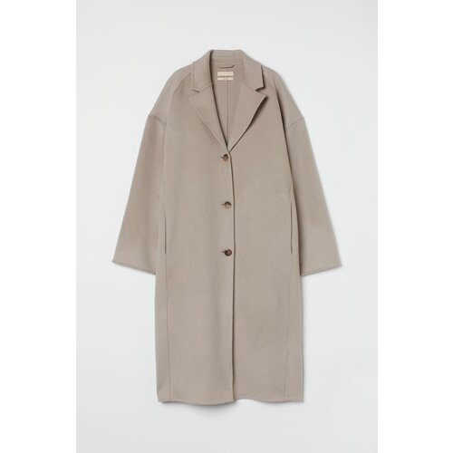 Пальто H&M, размер XS, бежевый