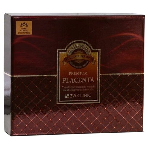 3W Clinic Набор Premium placenta тонер 3w clinic premium placenta intensive skin 145 мл