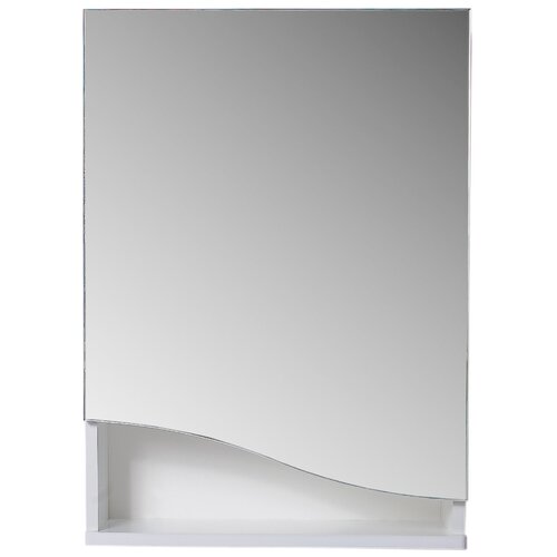 Зеркало-шкаф Камилла-50, без светильника, правый, 50х16х73,5 см, цвет белый, Bestex
