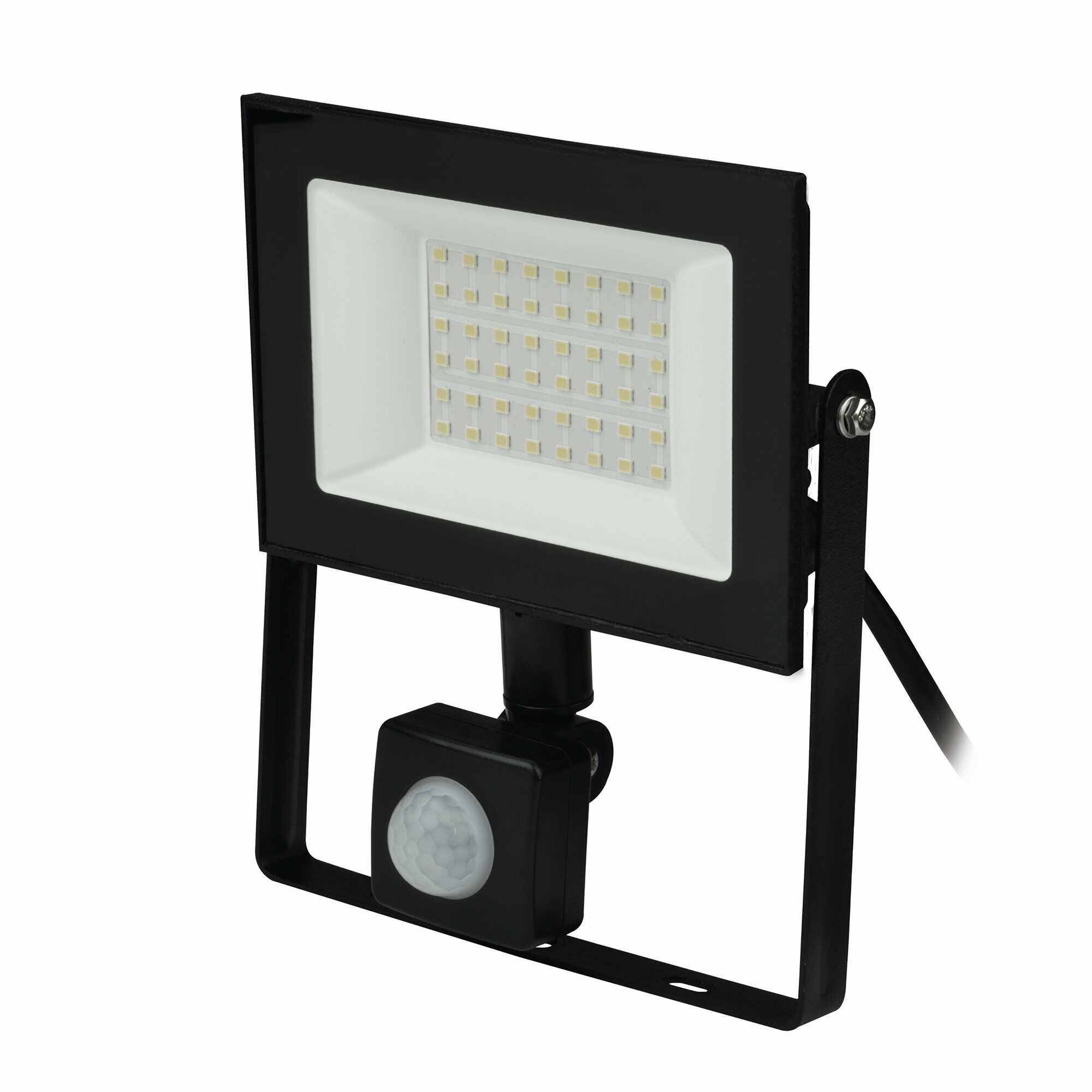 Прожектор Белый 50W UL-00007126 ULF-F62-50W/6500K SENSOR IP54 200-240В чёрный с датчиком движения
