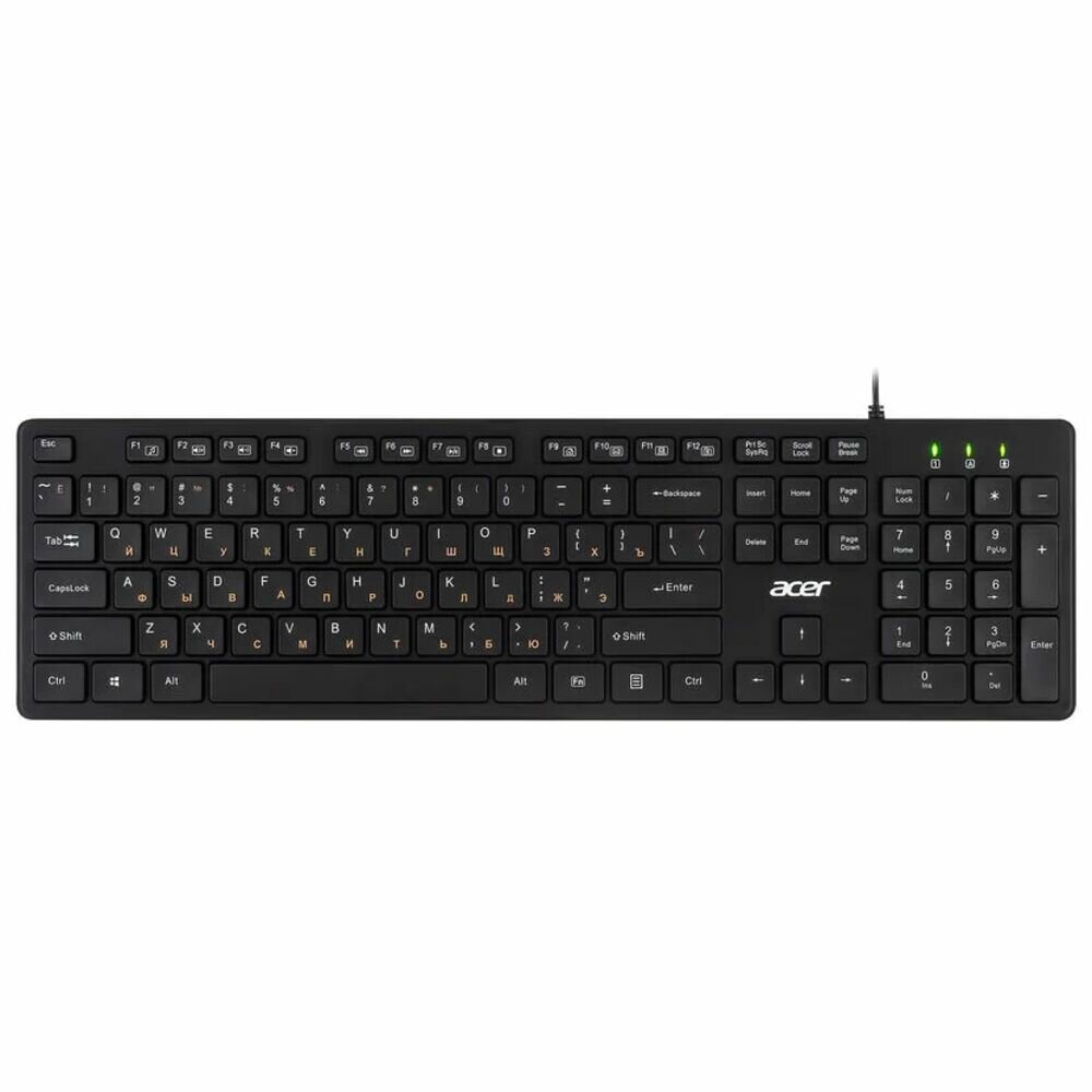 Клавиатура Acer OKW122 черный (zl.kbdee.00c) - фото №11