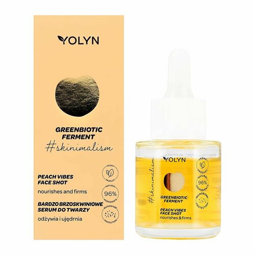 Сыворотка для лица YOLYN с экстрактом персика (питательная и укрепляющая) 20 мл