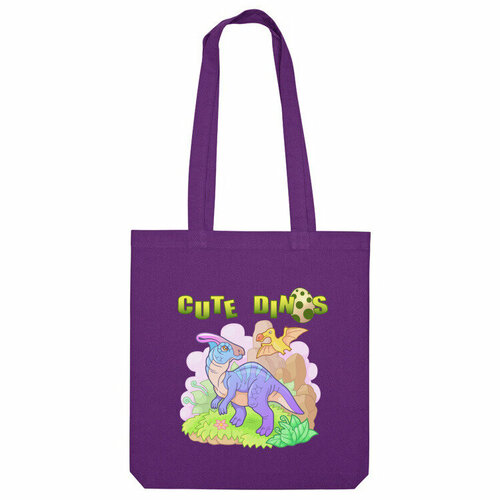 фото Сумка шоппер us basic, фиолетовый