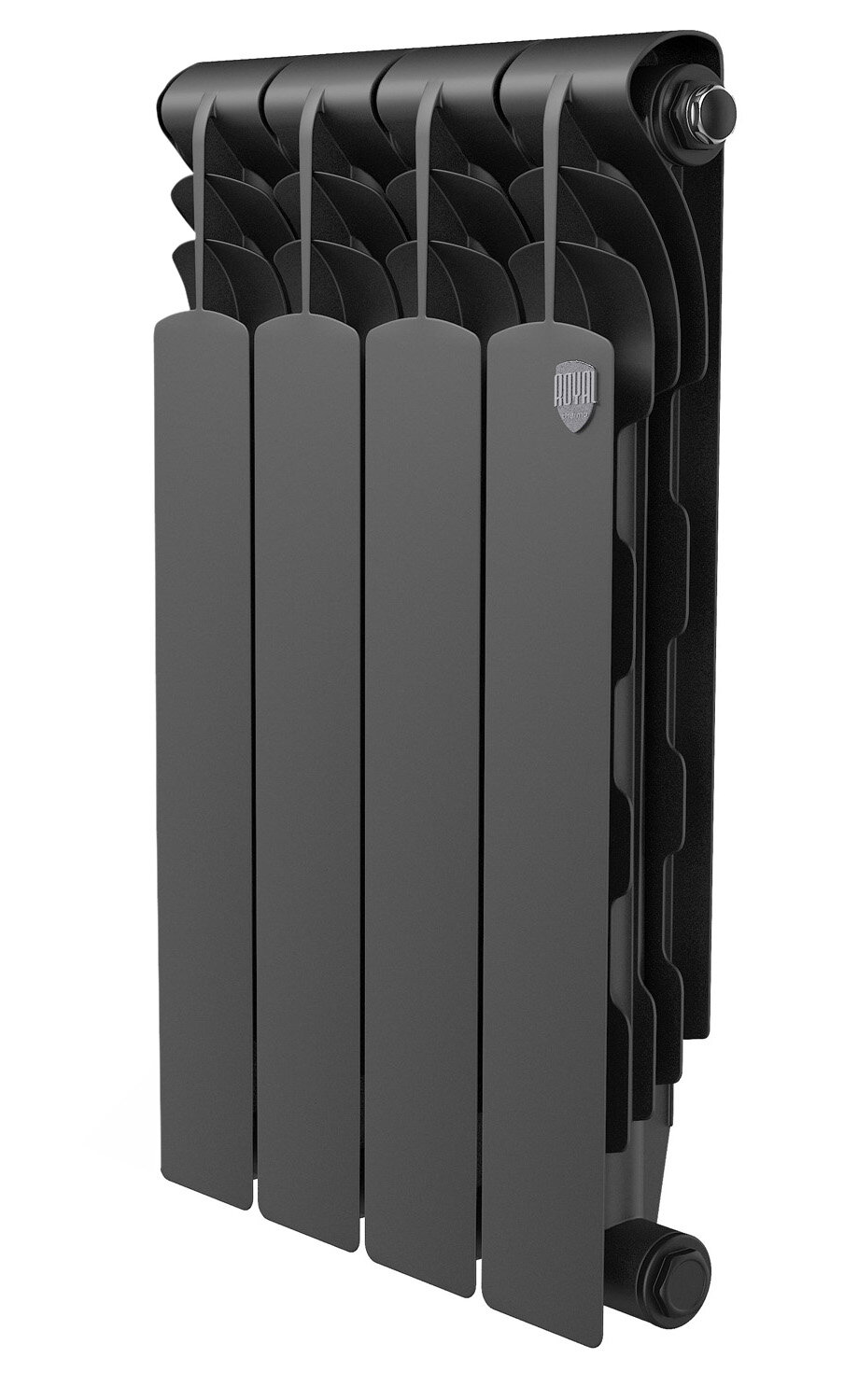 Радиатор Royal Thermo Revolution Bimetall 500 2.0/Noir Sable Black – 4 секции