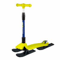 Детский трехколесный самокат-снегокат MAXISCOO JUNIOR DELUXE с лыжами. Самокат трансформер 2 в 1, установите лыжи вместо  ...