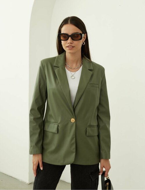 Пиджак , размер L, зеленый