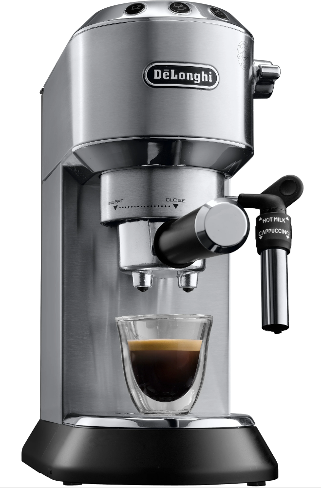 Кофеварка рожковая De'Longhi Dedica EC 685, металл — купить в интернет ...
