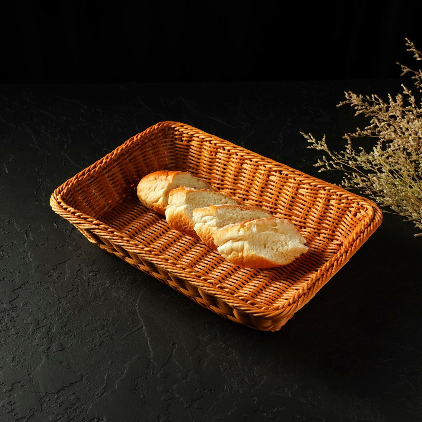 Корзинка для фруктов и хлеба Доляна «Капучино», 34×24×7 см - фотография № 15