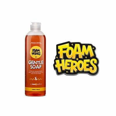 Автошампунь для бесконтактной мойки нейтральный Древесно-табачный Foam Heroes Gentle Soap Amber 500мл