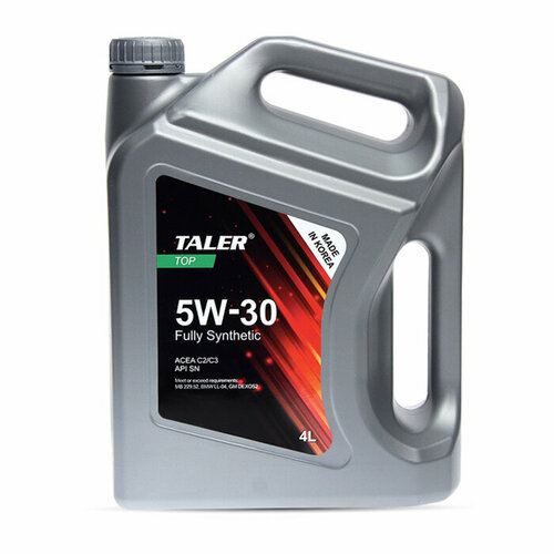 Масло моторное TOP C2/C3 5W30 синт.4л TALER 700415