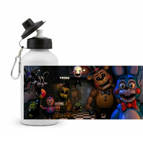 Спортивная бутылка 5 Ночей с Фредди, Five Nights at Freddy s, фнаф, Аниматроники №7