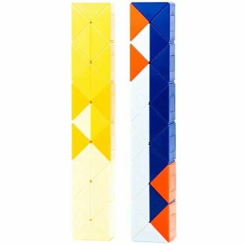 Змейка рубика Gan Snake 48 элементов Сине-желтый Антистресс головоломка 4626₽