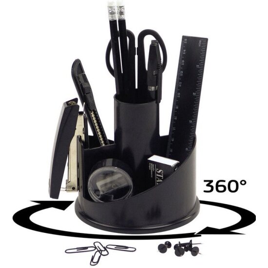 Набор настольный Attache JC806 черный