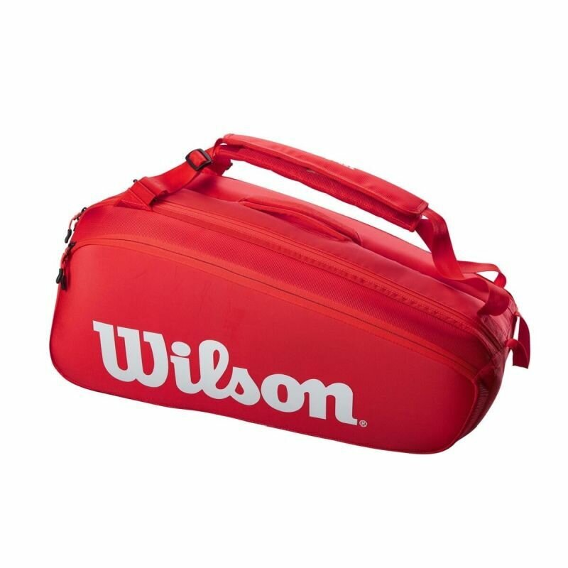 Сумка-чехол 7-9 ракеток Wilson Super Tour, Red