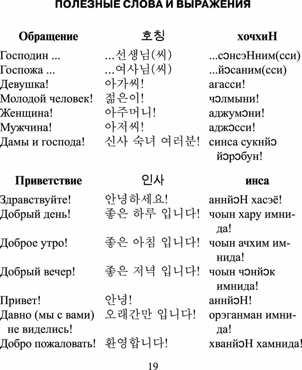 Русско-корейский разговорник (Хон Хюн Чжу) - фото №7