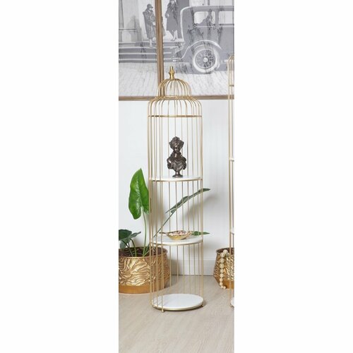 54-2102 Стеллаж интерьерный Башня 30х30х133см Glasar 14336₽